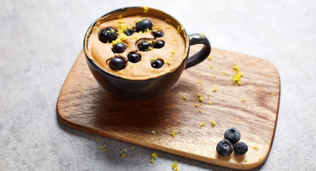 mugcake myrtille