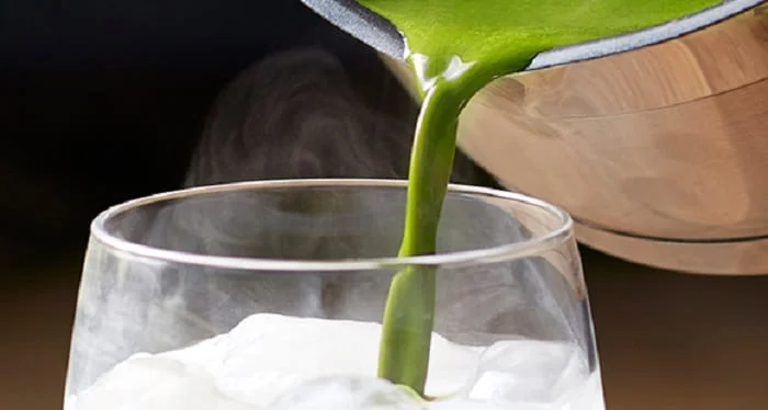 thé latté au thé vert matcha