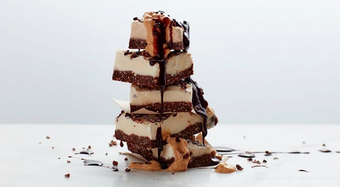 cheesecake snickers sans cuisson