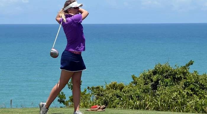 joueuse de golf