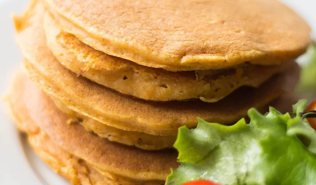 pancake à la patate douce version salée