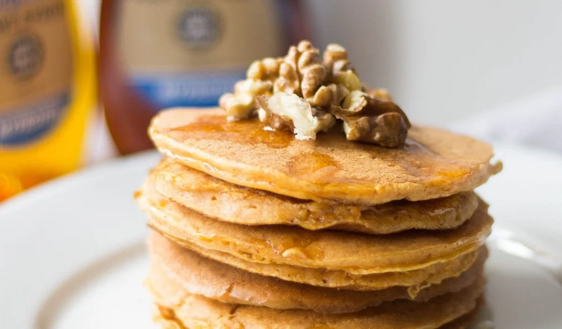 pancake à la patate douce version sucrée