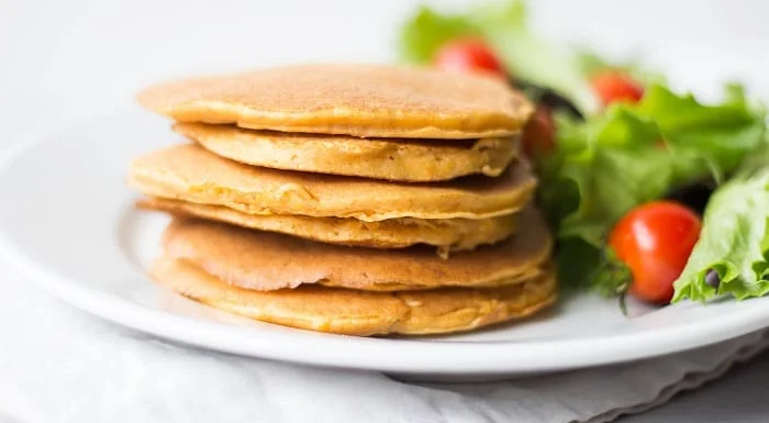 pancake à la patate douce version salée
