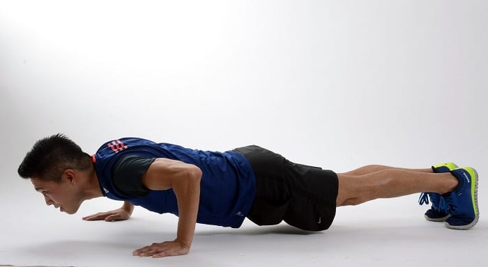 burpee faire une pompe