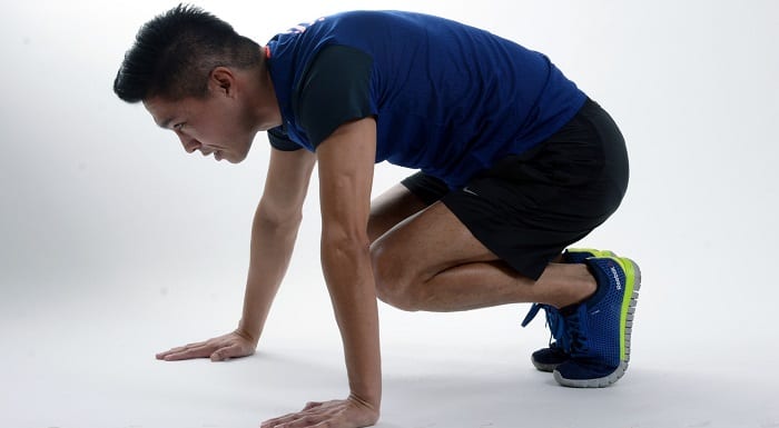 burpees saut