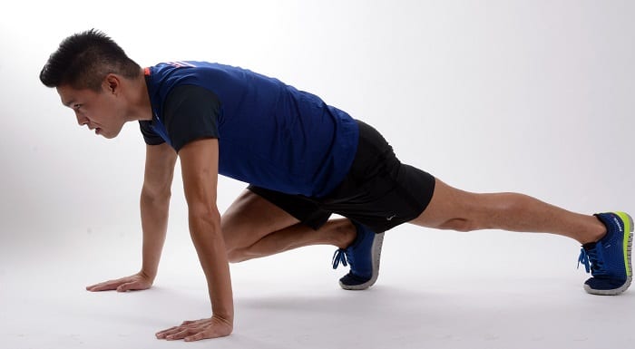 burpees mountain climbers
