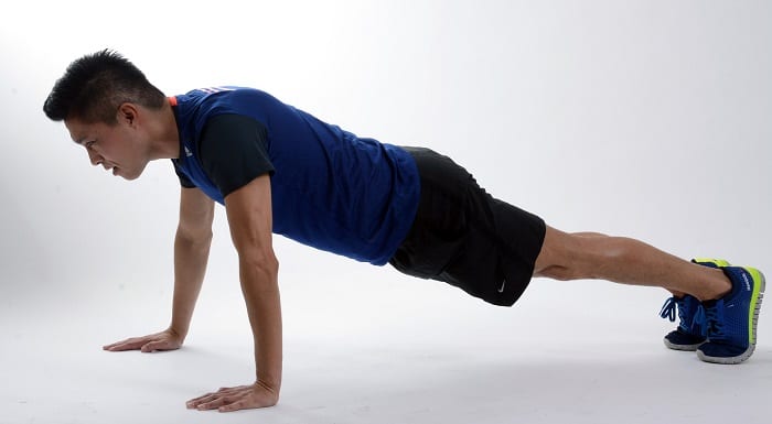 burpee position de pompe
