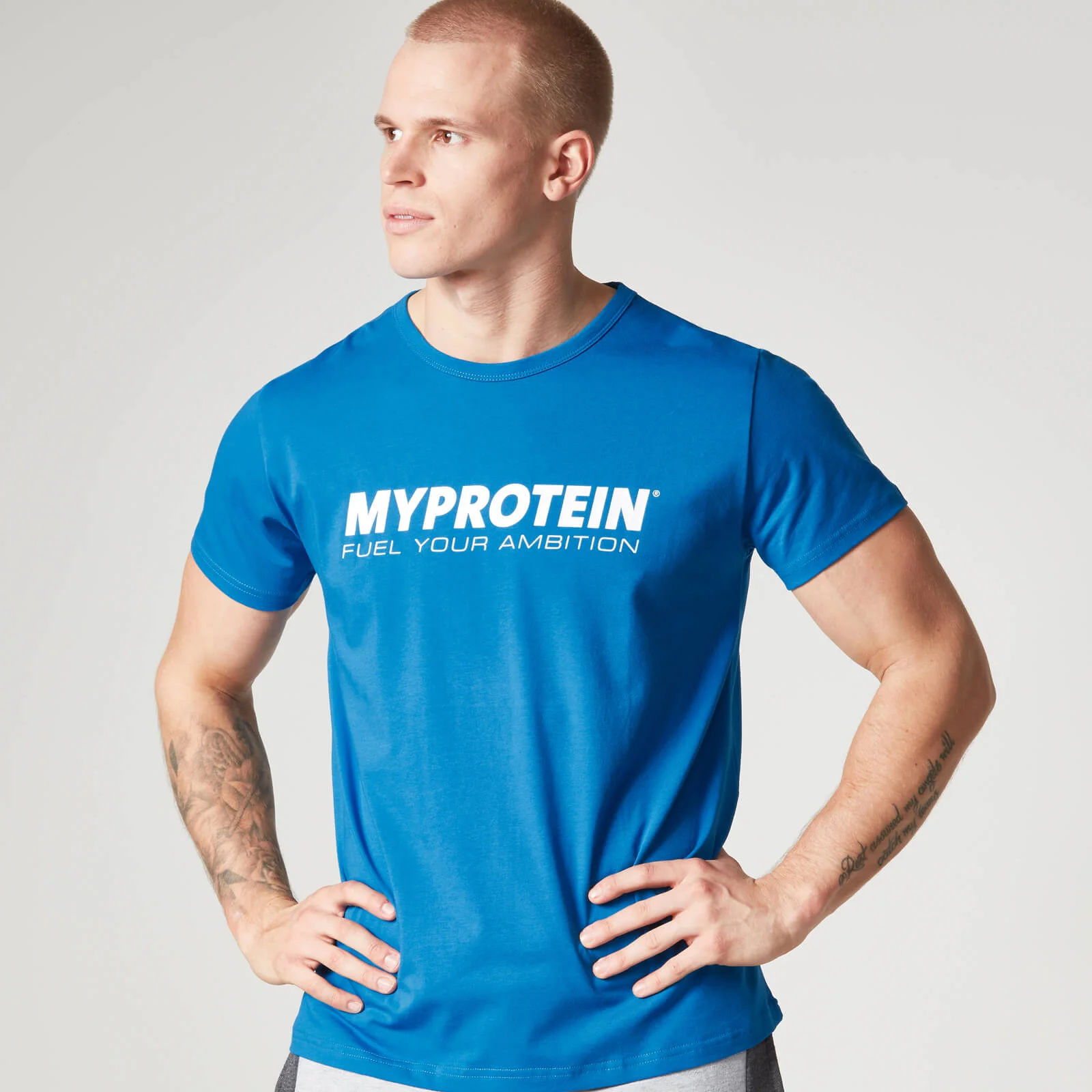 T-shirt Myprotein pour homme – Bleu - M - BleuImage1