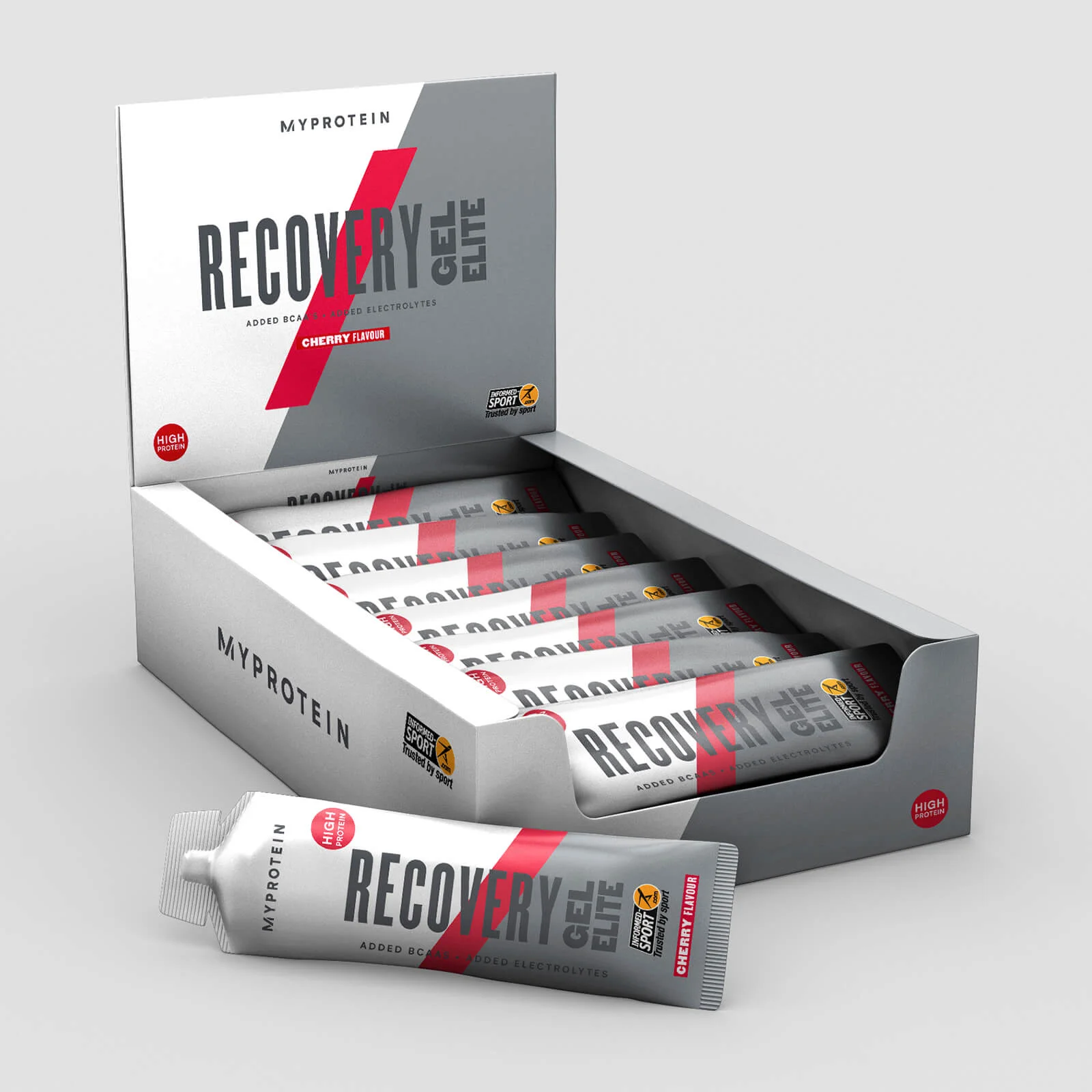 Gel récupération Élite (12x70g) - CeriseImage1
