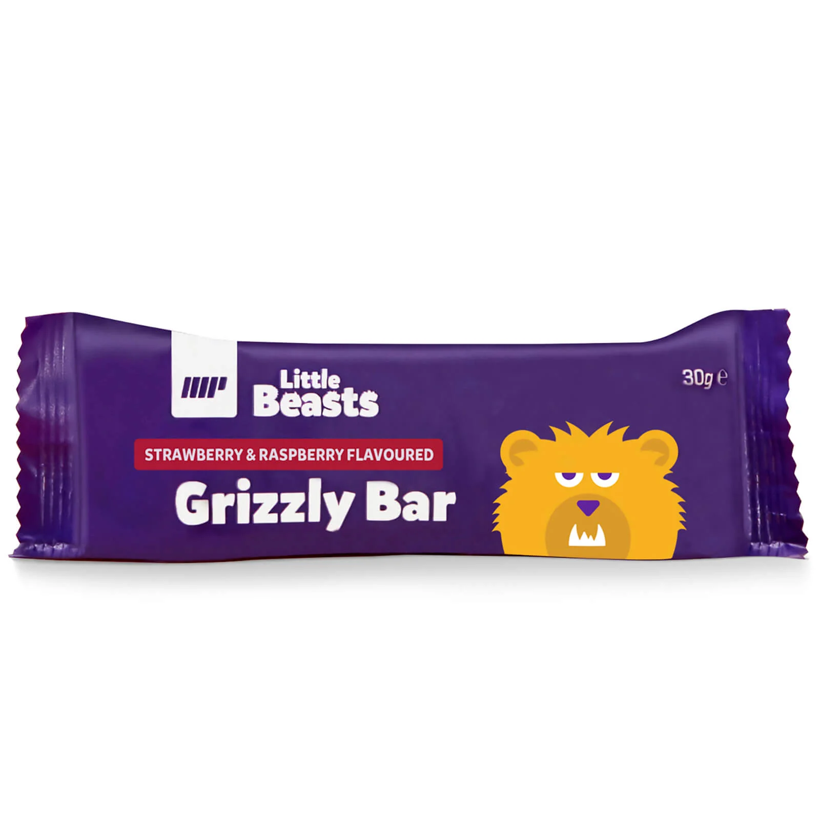 Barre Little Beasts Grizzly - Echantillon - 30g - Fraise & FramboiseImage1