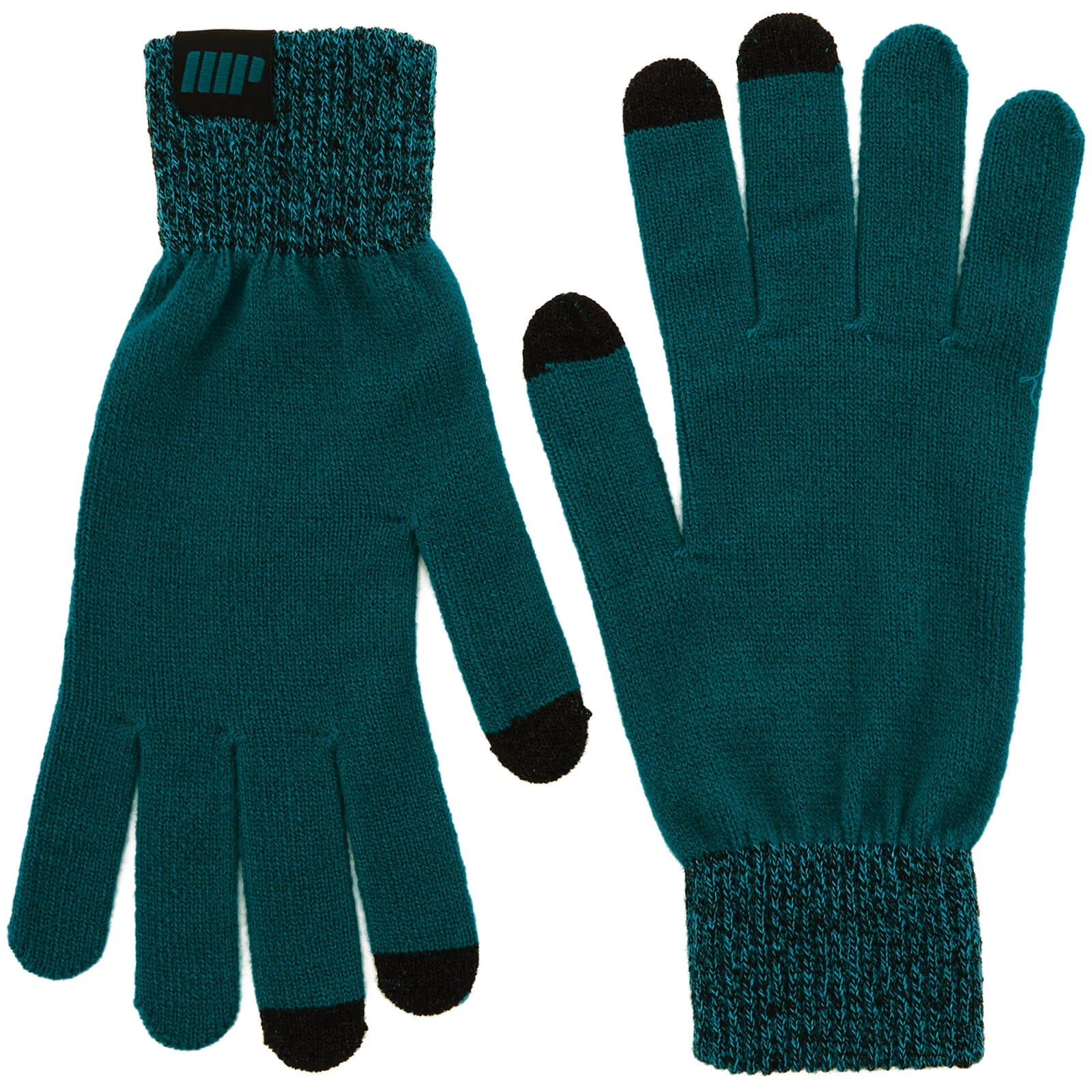 Gants tricotés sarcelle - S/M - Vert CitronImage1