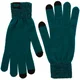 Gants tricotés sarcelle
