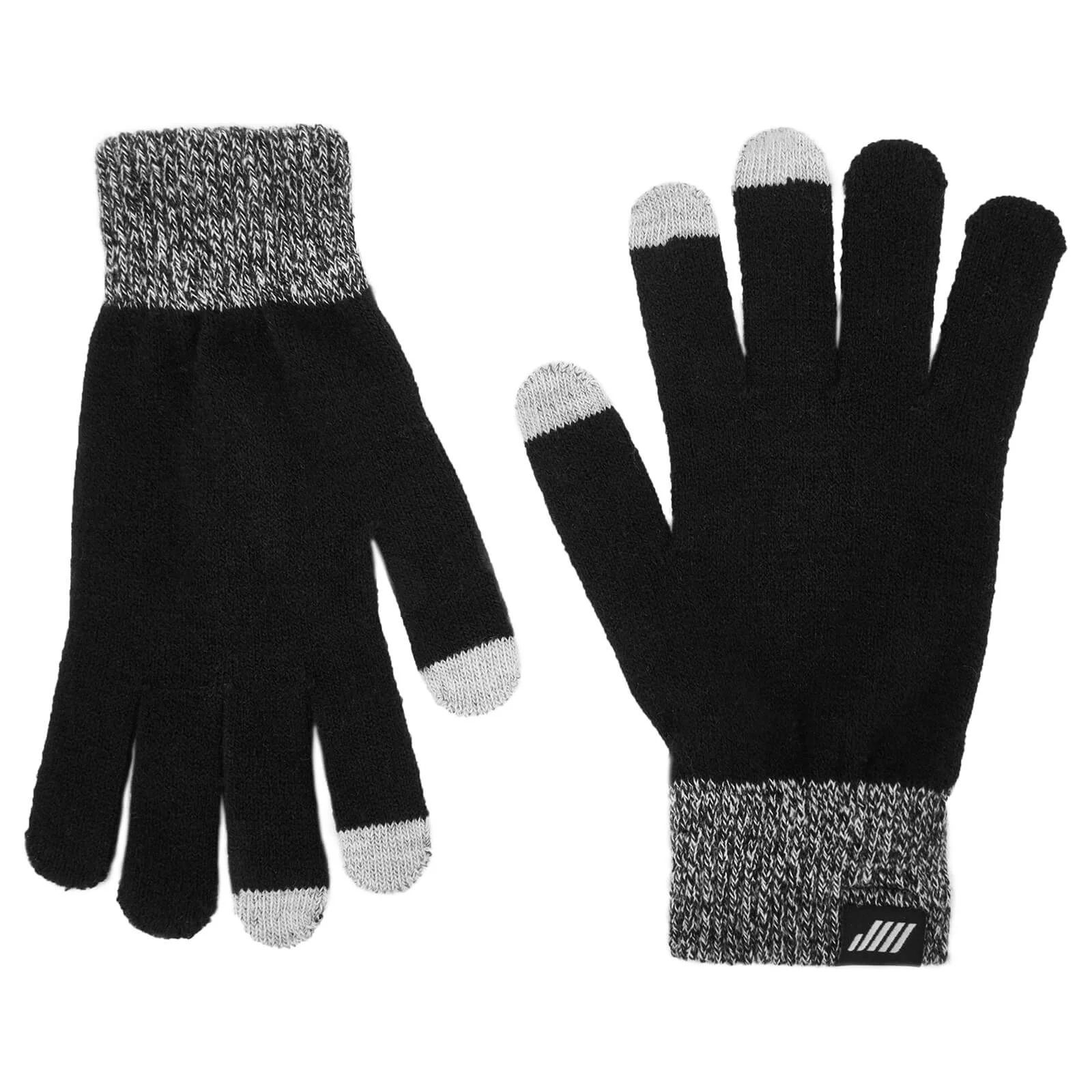 Gants tricotés (noirs) - S-M - NoirImage1