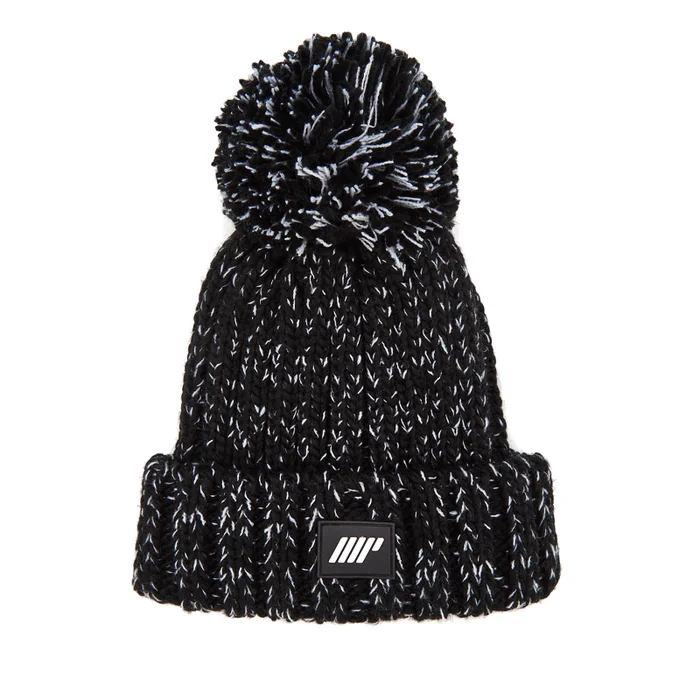 Bonnet à pompon (noir)