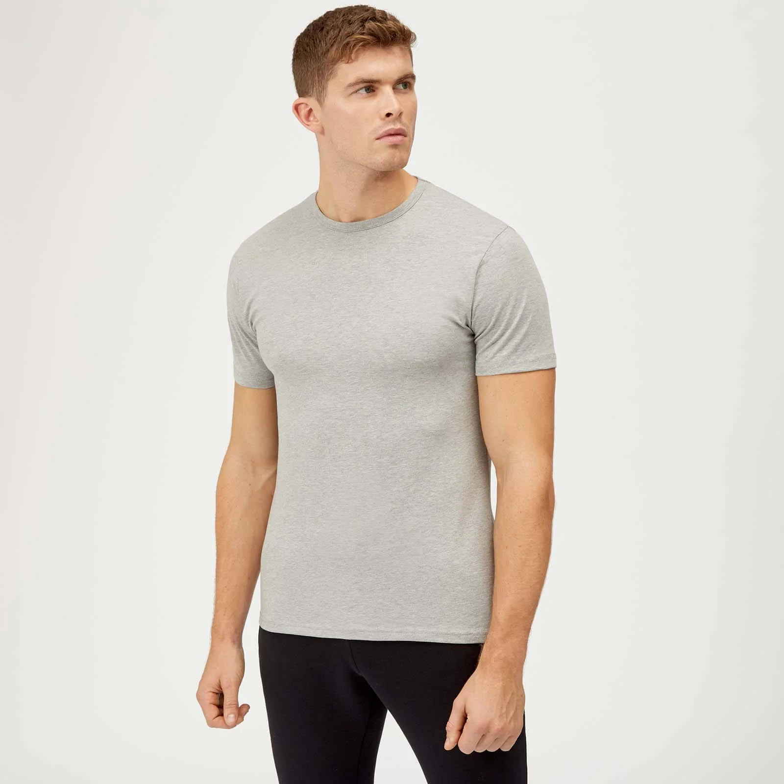 Myprotein Plain Grey Marl POD T-Shirt - XSImage1
