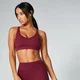 Brassière de sport Power Mesh - Oxblood