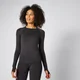 Haut manches longues sans couture - Noir