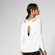 Myprotein Split Long Sleeve T-Shirt - White