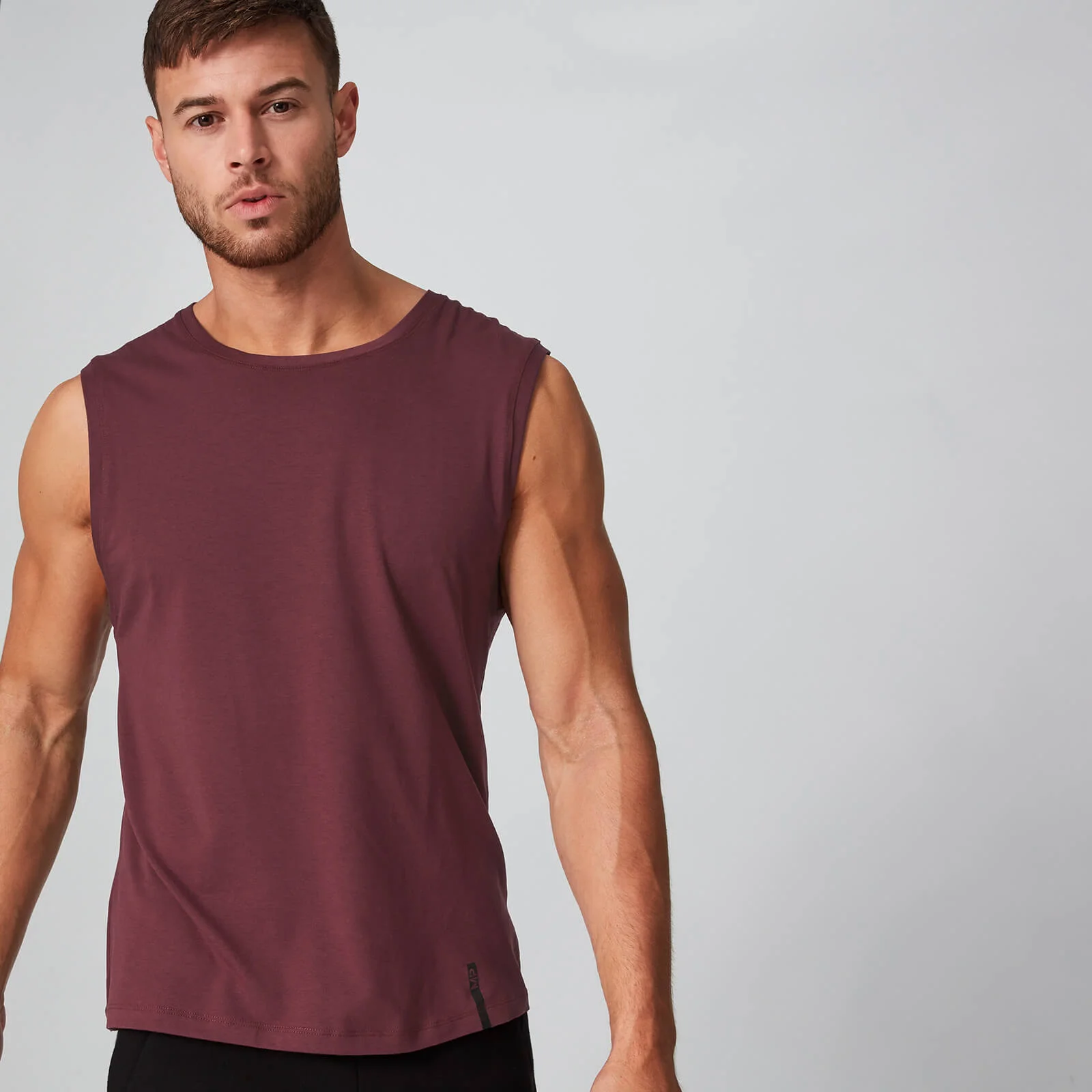 Myprotein Luxe Classic Sleeveless T-Shirt - Oxblood - XSImage1