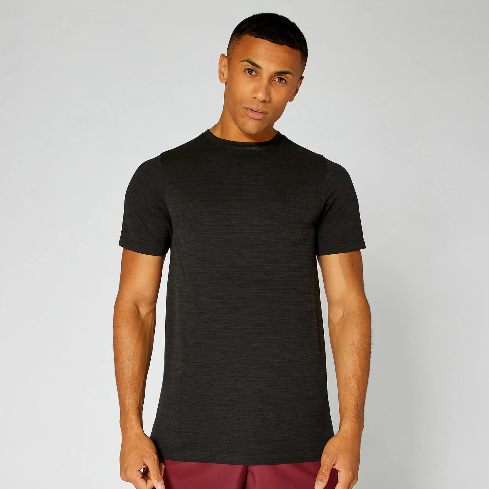 T-Shirt Aero Knit - Noir Chiné - XSImage1