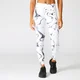 Legging marbre blanc