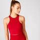 Débardeur court sans couture Shape - Rouge