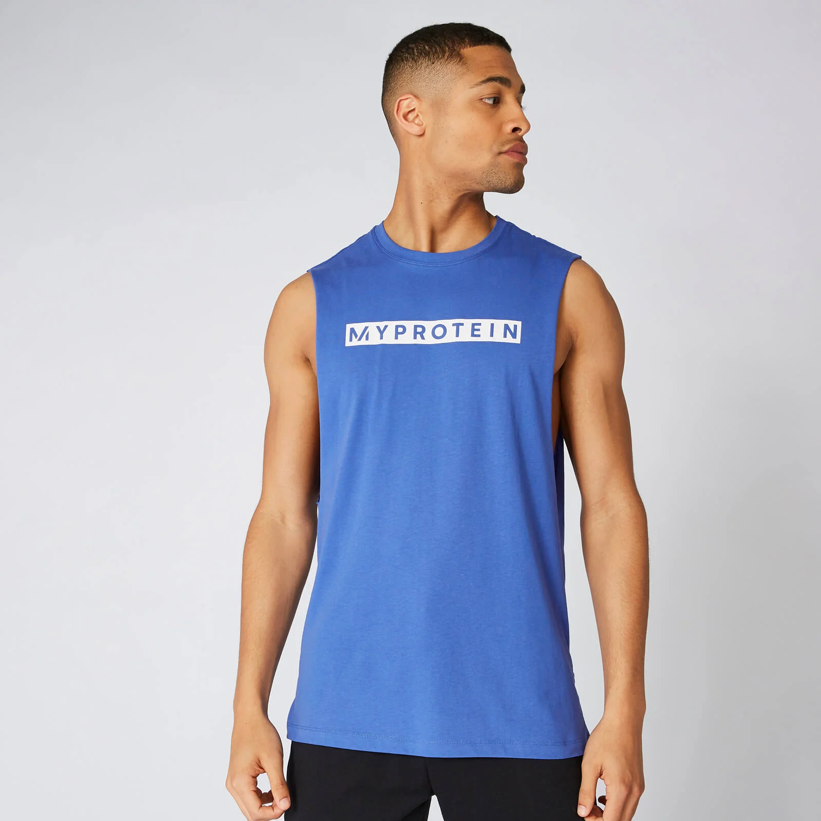 Débardeur emmanchures larges The Original - Bleu Ultra - SImage1
