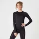 Haut manches longues Shape sans couture – Noir