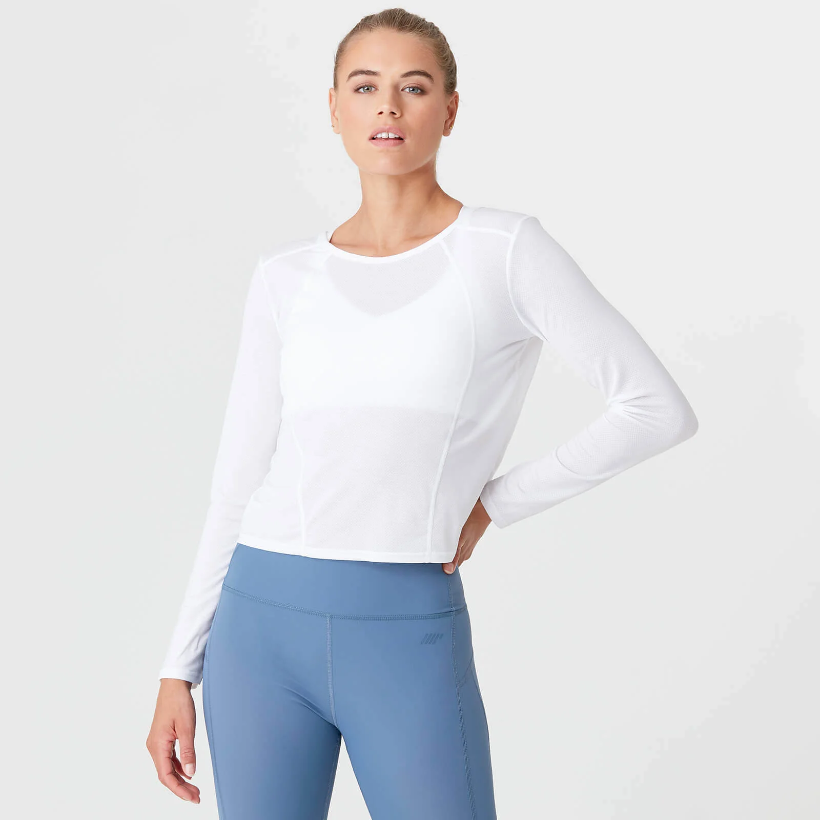 Myprotein Dry Tech Long Sleeve T-Shirt - White - XSImage1
