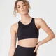 Brassière Shape Ultra Sports sans couture – Noir