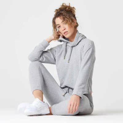 Sweat à capuche Luxe Lounge - Gris chiné - XSImage6