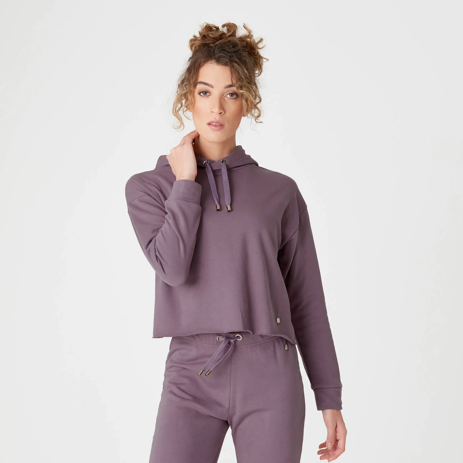 Sweat à capuche Luxe Lounge - Mauve - XSImage1