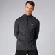 Haut à zip ¼ MP Performance pour hommes – Charbon