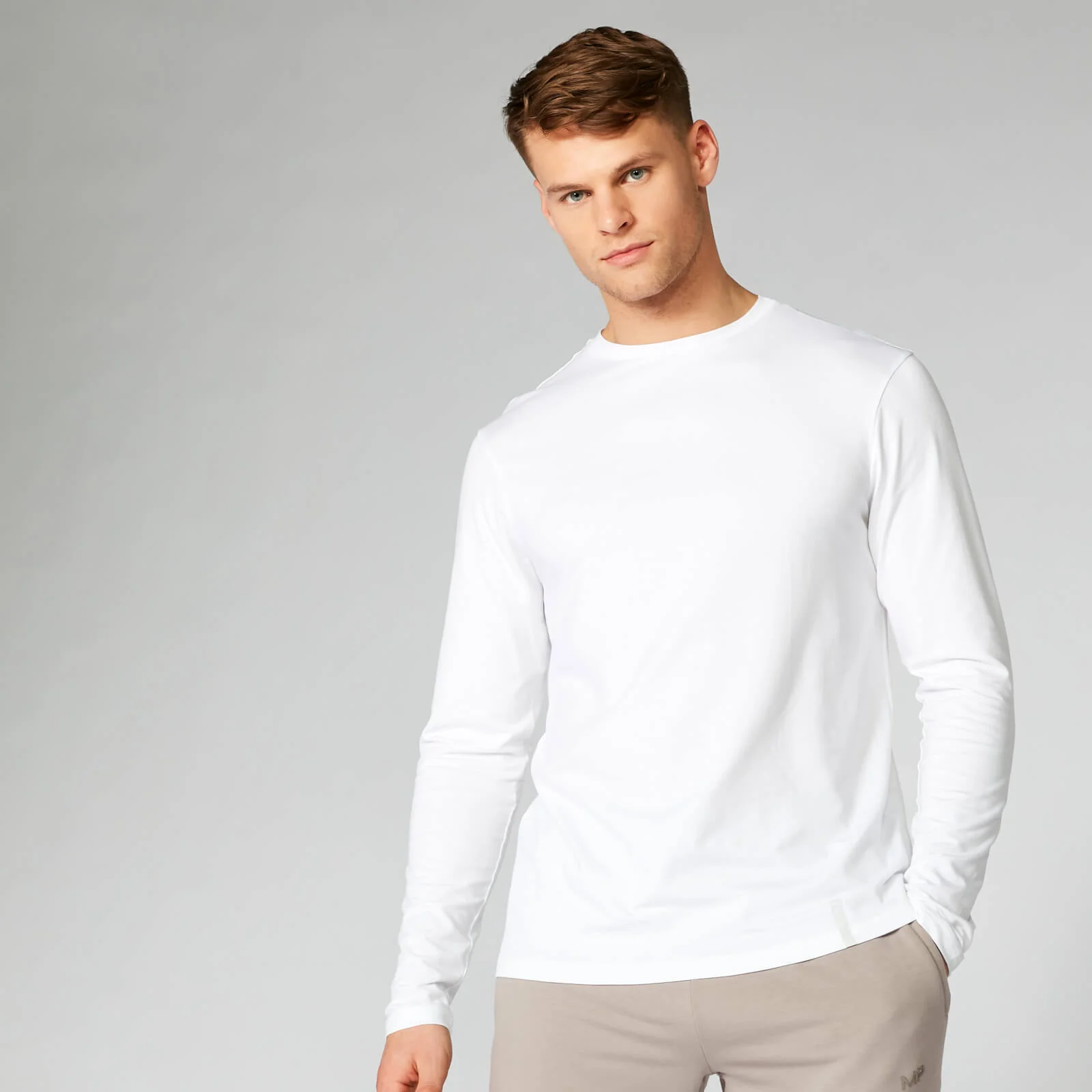 Luxe Classic Long-Sleeve Crew - XSImage1