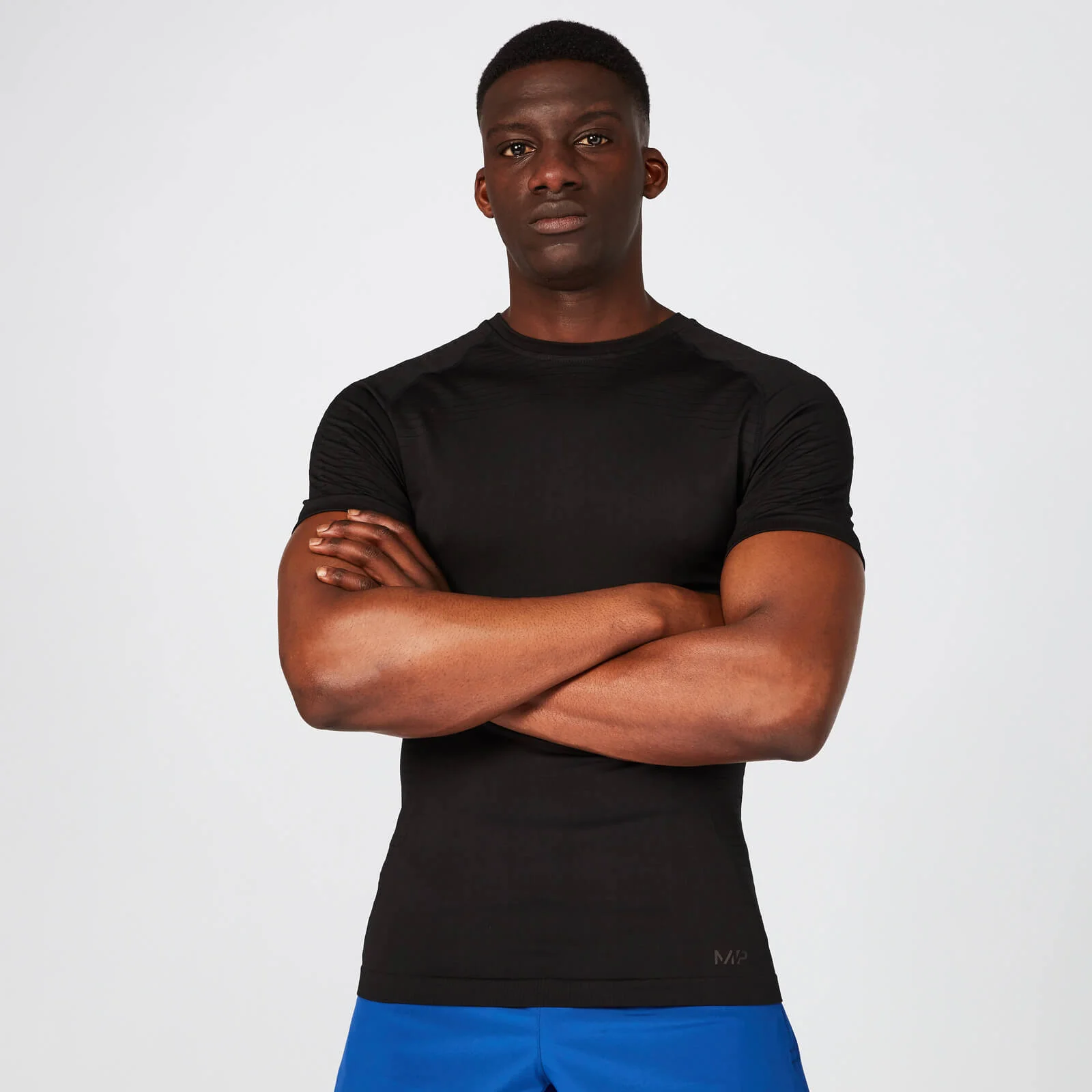 MP Elite Seamless T-Shirt - Black - XSImage1