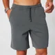 Short délavé pour homme - Gris