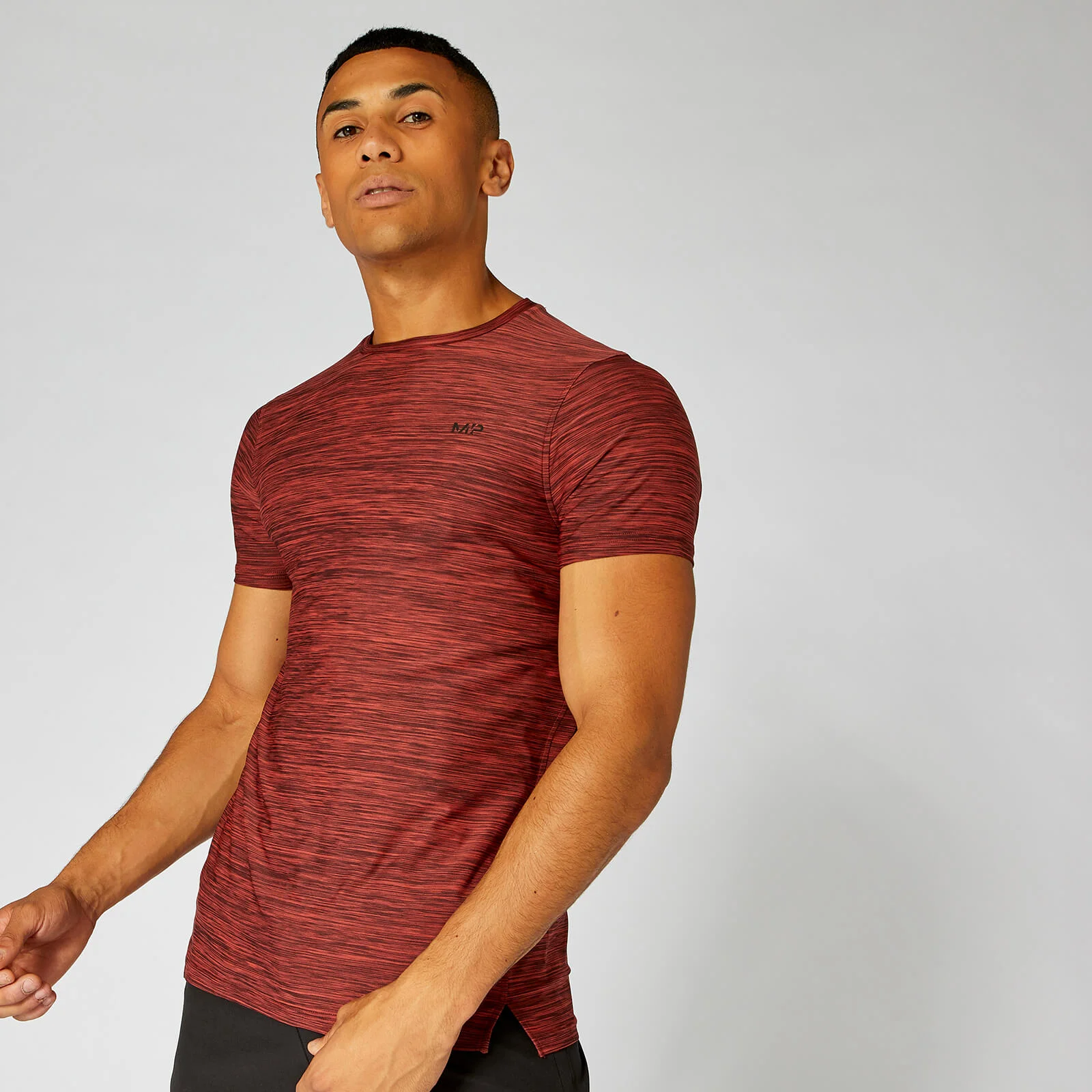 T-Shirt Dry-Tech Infinity — rouge chiné - XSImage1