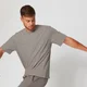 T-Shirt délavé - Marron