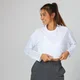 Haut manches longues Boxy - Blanc