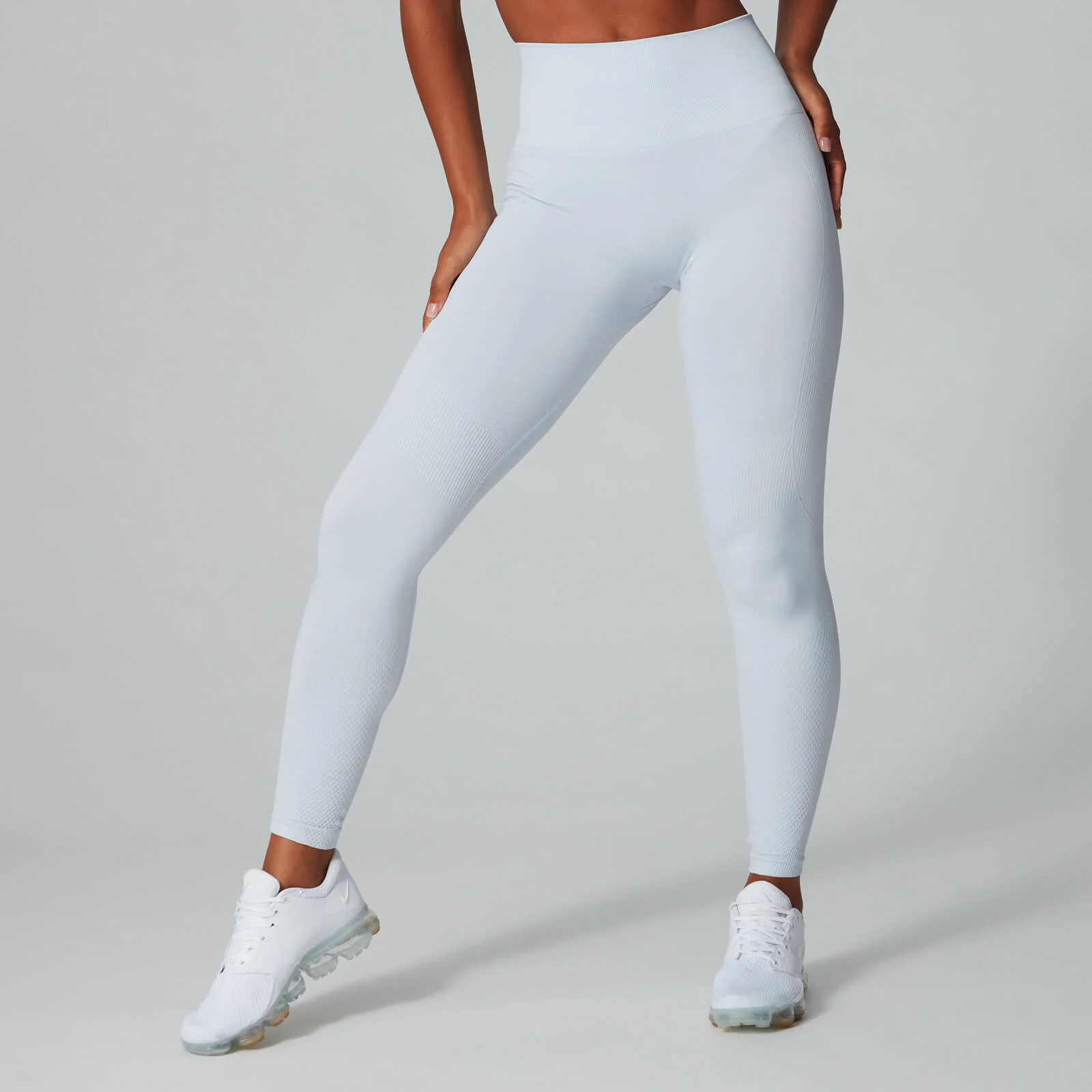 MP Luxe Ribbed Seamless Leggings - Sleet - XSImage1