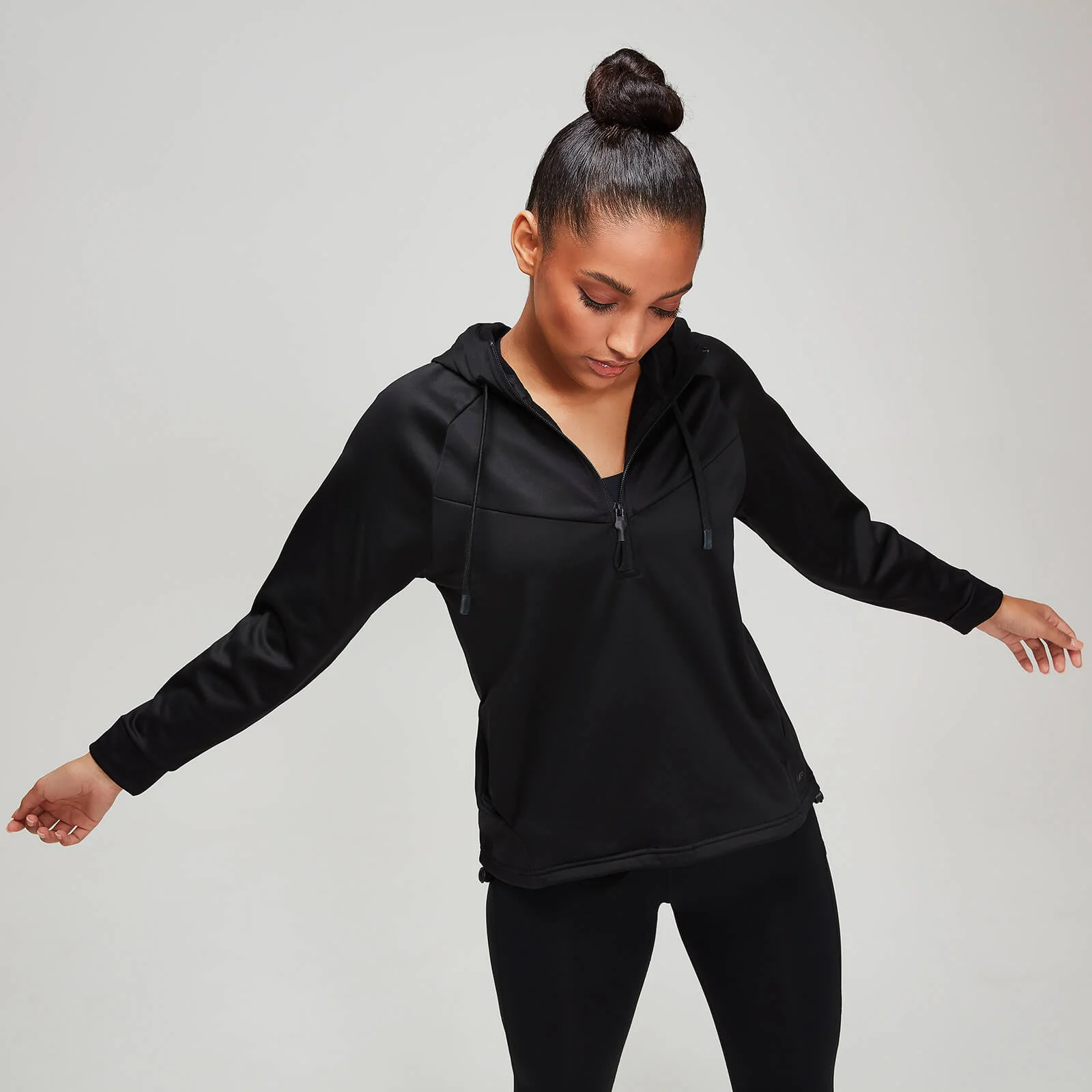 MP Women's Tech Pull Over Hoodie - Black - XSImage1