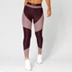 Legging à panneaux Metallic — Rouge foncé