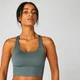 Brassière croisée sans couture — Gris