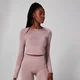 Haut court sans couture Shape - Rose poudré