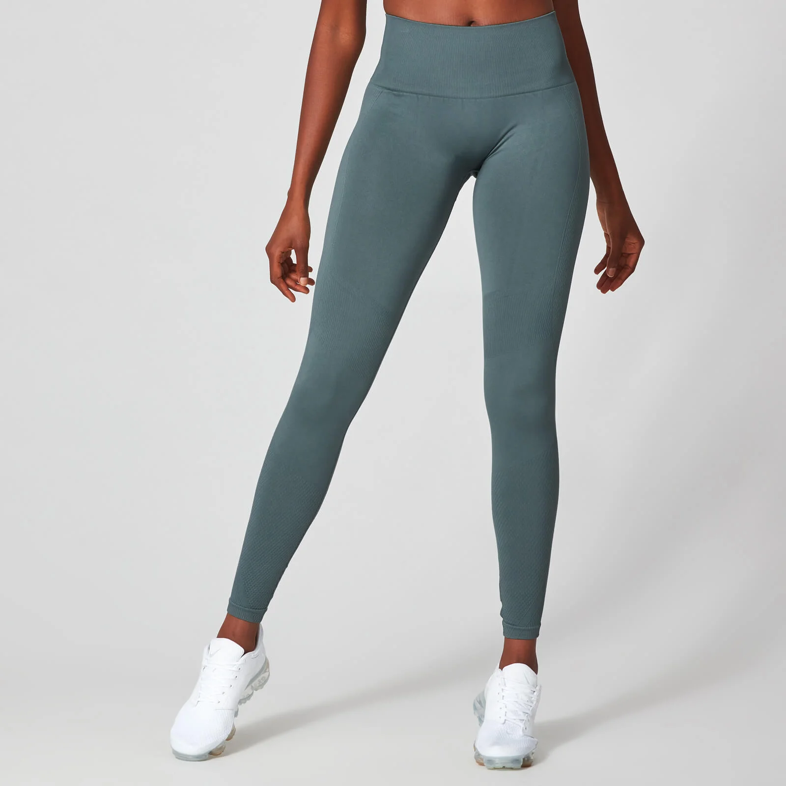 MP Luxe Ribbed Seamless Leggings - Castle Rock - XSImage1