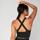 Brassière à dos croisé sans coutures MP Shape Seamless Ultra pour femmes – Noir
