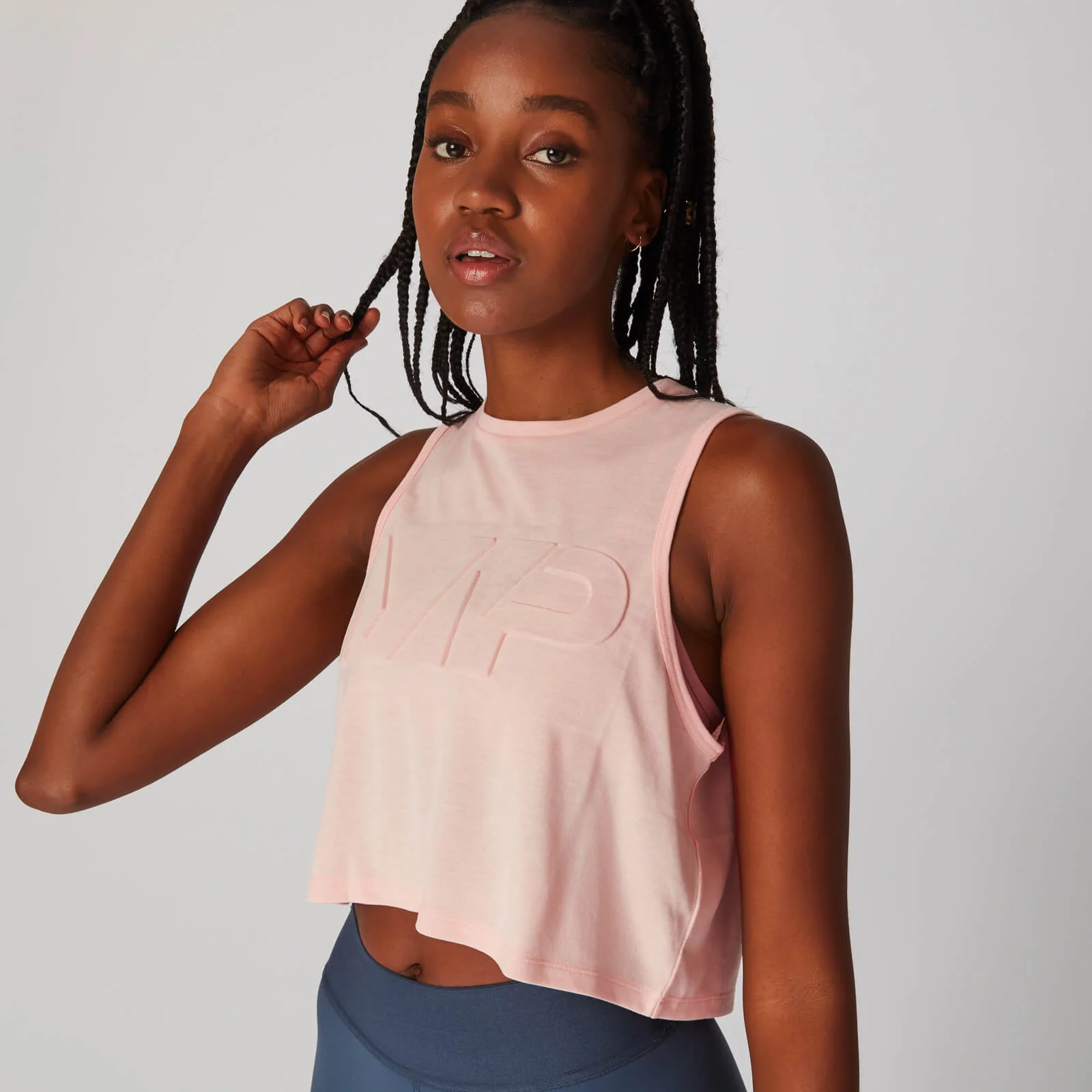 Débardeur à reliefs Reach - Rose pâle - XSImage1