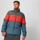 Doudoune multicolore - Bleu