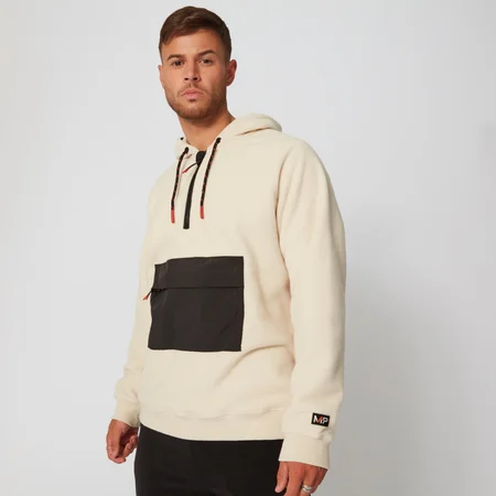 Sweat à capuche Keep Warm - Ecru