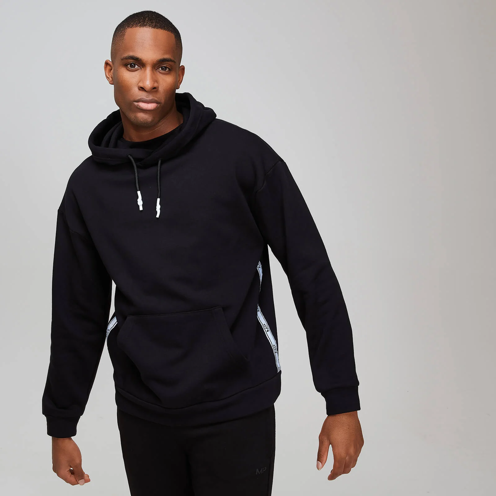 Sweat à capuche Logo Tape - Noir - XSImage1